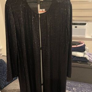 Anne Klein Women's Sequin Open-Front Cardigan Jacket Size 3X NWT